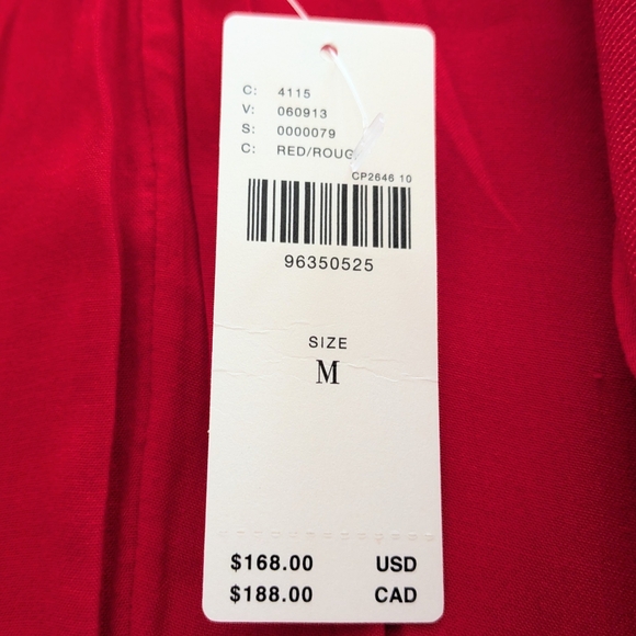 Anthropologie Maeve Scoop Neck Cut Away Blazer Size Medium - Picture 12 of 12